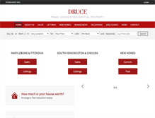 Tablet Screenshot of druce.com
